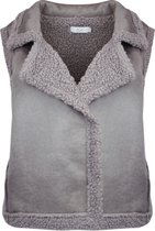 Bodywarmer Kenna - met Teddyvoering en Steekzakken - Taupe - Maat M/L