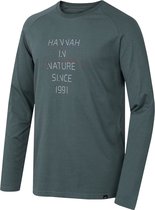 Hannah Longsleeve Grute Heren Polykatoen Groen Maat Xl