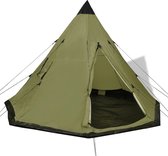 Vidaxl Tent - Groen - 4 Persoons