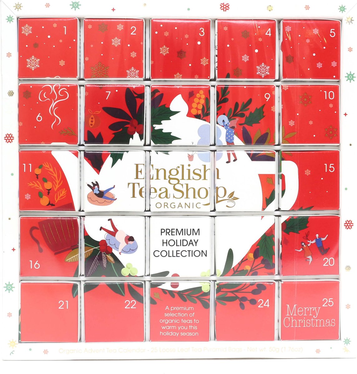 English Tea Shop Numerieke Advent Kalender Thee Puzzel Advent