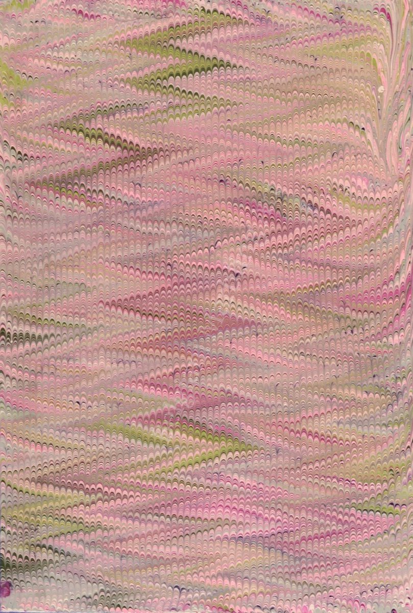 Originele handgemaakte Turkse marmering kunst Ebru, Turkse papier marmering, 35x50cm decoratief papier voor boekbinden, kunst aan de muur, huisdecoratie