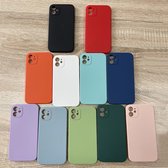 Mat Soft Touch iPhone Hoesje - TPU - iPhone 12promax - Grijs