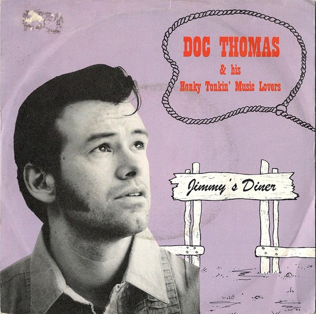 Doc Thomas & His Honky Tonk Music Lovers - Jimmy's Diner (7" Single)