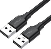 Ugreen 0.25m USB 2.0 A Male naar USB 2.0 A Male  (zwart) US128