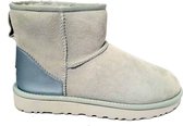 UGG Suede Dames Boot Classic Mini II Metallic 1019029 Light Blue (Irg) EU 39