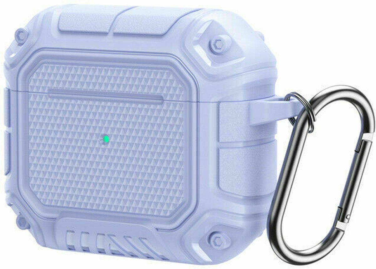 Shieldcase Case geschikt voor Airpods 3 Rugged TPU case - lichtpaars