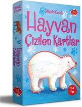 Hayvan Çizilen Kartlar - Flash Kart - Flash Cards - Turkse Kinderboeken - Turkse Babyboeken