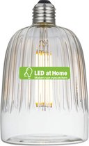 LEDatHOME - LED Tiche Clear Crystal Line 6W E27 2700K Dimbare lamp