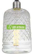 LEDatHOME - LED Gea Clear Crystal Line 6W E27 2700K Dimbare lamp