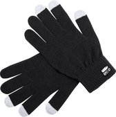 Touchscreen handschoenen - handschoen winter - dames en heren - RPET - duurzaam - zwart - Vaderdag cadeau