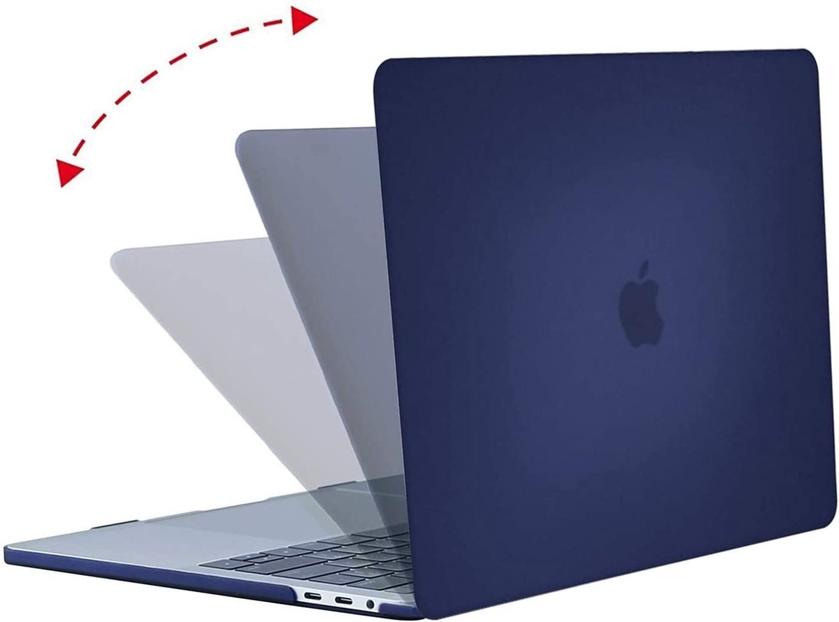 CoverMore MacBook Pro 13 Inch 2020 Case - Hardcover Hardcase Shock Proof Hoes A2251/A2289 Cover - Royal Blue