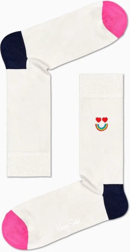 Happy Socks Embroidery Happy Rainbow Sokken - Maat 36-40