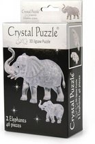 Crystal puzzel 46 stukjes olifant