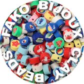 Fako Bijoux® - Clay Beads Sea & Beach - Perles figurines - Perles Argile - 10mm - 100 Pièces