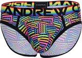 Andrew Christian - Retro Pride Mesh Slip - Maat L - Heren Slip - Mannen Ondergoed