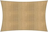 Lumaland Schaduwdoek Vierkante luifel incl. spankoorden | Vierkant 5 x 6 m | 160 g/m² - zand