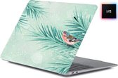 Laptophoes - Geschikt voor MacBook Pro M1 Hoes Case - 13 inch - A2338 (2020) - Bladeren Groen