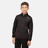 De Regatta Junior Highton Winter II fleece - outdoortrui - kinderen - hele rits - stretch - Donker grijs