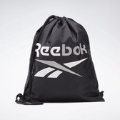 Reebok TE Gymsack Black/White ZWART One Size