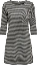 ONLY Brilliant 3/4 Check Dress ZWART S