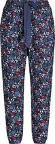 Hunkemöller Dames Nachtmode Pyjamabroek Flannel  - Blauw - maat M