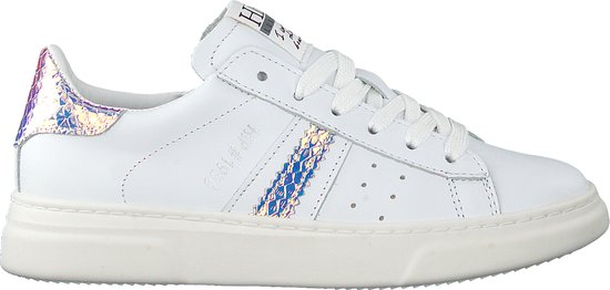 Hip H1272 Lage sneakers - Leren Sneaker - Meisjes - Wit - Maat 37 | bol.com