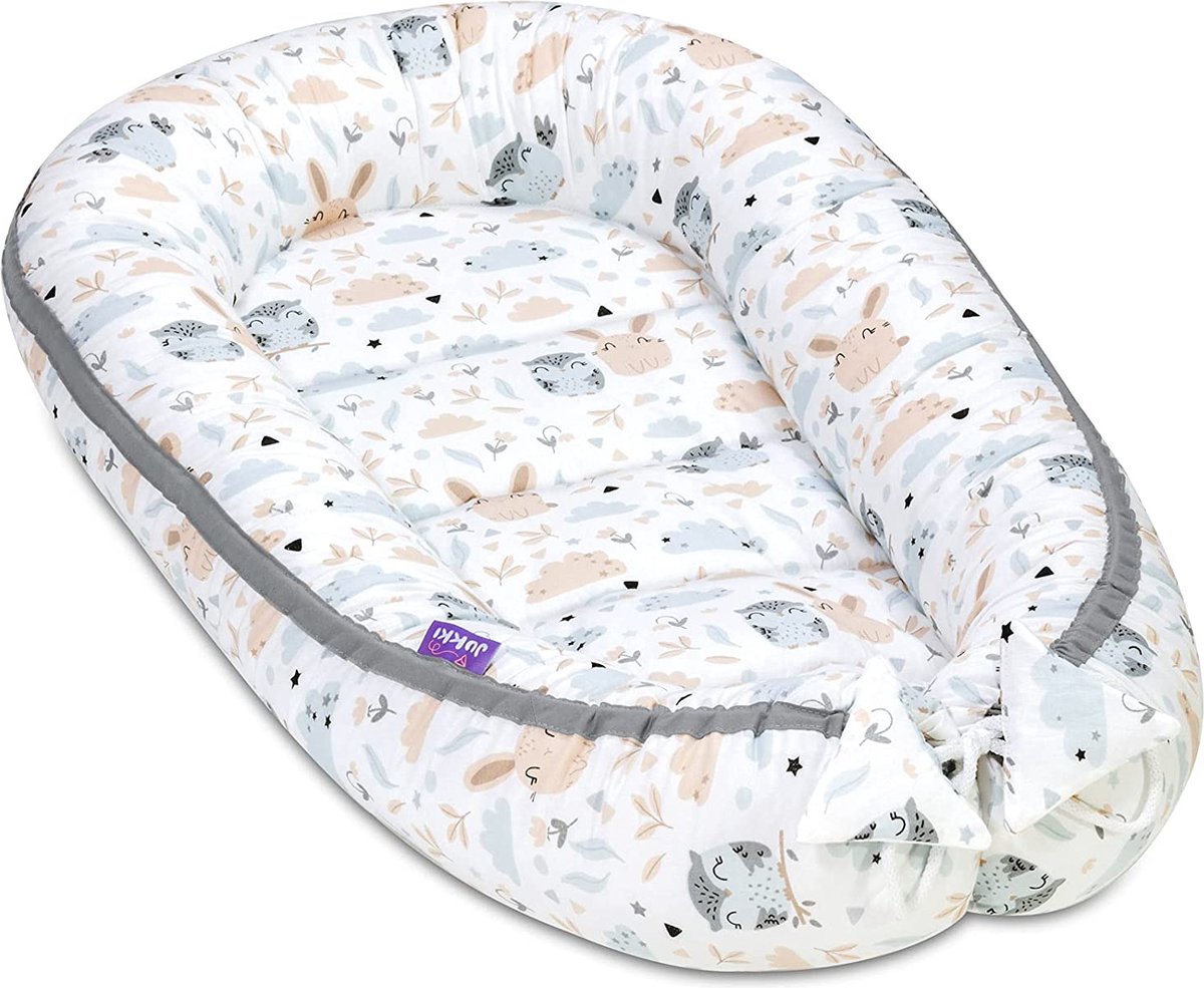 Babynestje / Babynest - Premium kwaliteit, confort katoen, Babybedje, Bumper voor babybedje, knuffelnest voor babybedje.