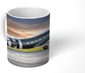 Mok - Vliegtuig - Zon - Landing - 350 ML - Beker
