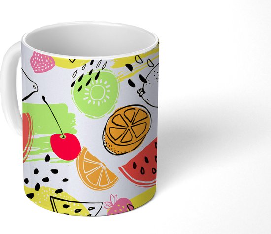 Grupo erik mok bt21 rj junior 300 ml keramiek wit-oranje