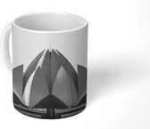 Mok - India - Azië - Zwart - Wit - 350 ML - Beker