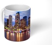 Mok - De stadshorizon van Tampa tijdens de zonsondergang - 350 ML - Beker