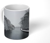 Mok - Rivier de Soar in Leicester tijdens de winter - 350 ML - Beker