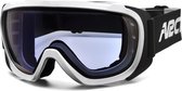 Arctica - Skibril - Wit/Zwart - UV beschermend - Dubbel lens systeem
