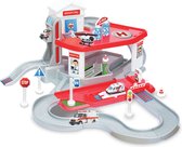 Ziekenhuisgarage - Garage speelgoed – Autogarage speelgoed - Auto speelgoed jongens – Racebaan – Parkeergarage – Speelgoed garage met verdiepingen – Ambulance speelgoed