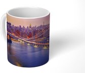 Mok - New York - Brooklyn Bridge - Roze - 350 ML - Beker