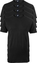 ALAN RED T-shirts Ottawa (4-pack) - O-hals stretch - zwart - Maat: L