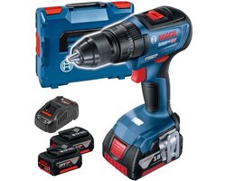 BOSCH Blauw - GSB 18V-50 - Klopboor-/Schroefmachine - Krachtig en draadloos