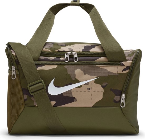 Sac de sport Nike - vert - beige - marron (imprimé camouflage) | bol.com