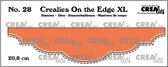 Crealies On the Edge - Extra Large (19 x 25) no. 28 met Dubbele stikst