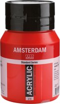 Peinture acrylique standard d'Amsterdam 500 ml 315 Rouge pyrrole