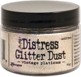 Ranger Distress glitter dust - Vintage platinum - 50g