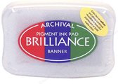 Brilliance ink pad 3-color banner