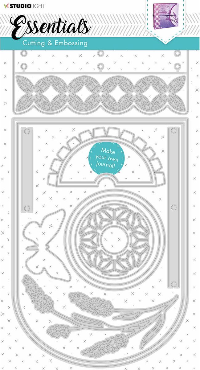 Studio Light Cutting & Embossing Die - Journal Essentials nr.382