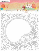 Studio Light Embossing Folder & Cutting Die - Say it with flowers nr.12