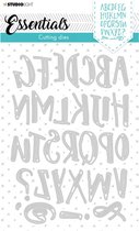 Studio Light Cutting Die - Alphabet Mixed Media - Essentials nr.391 - 137x197mm