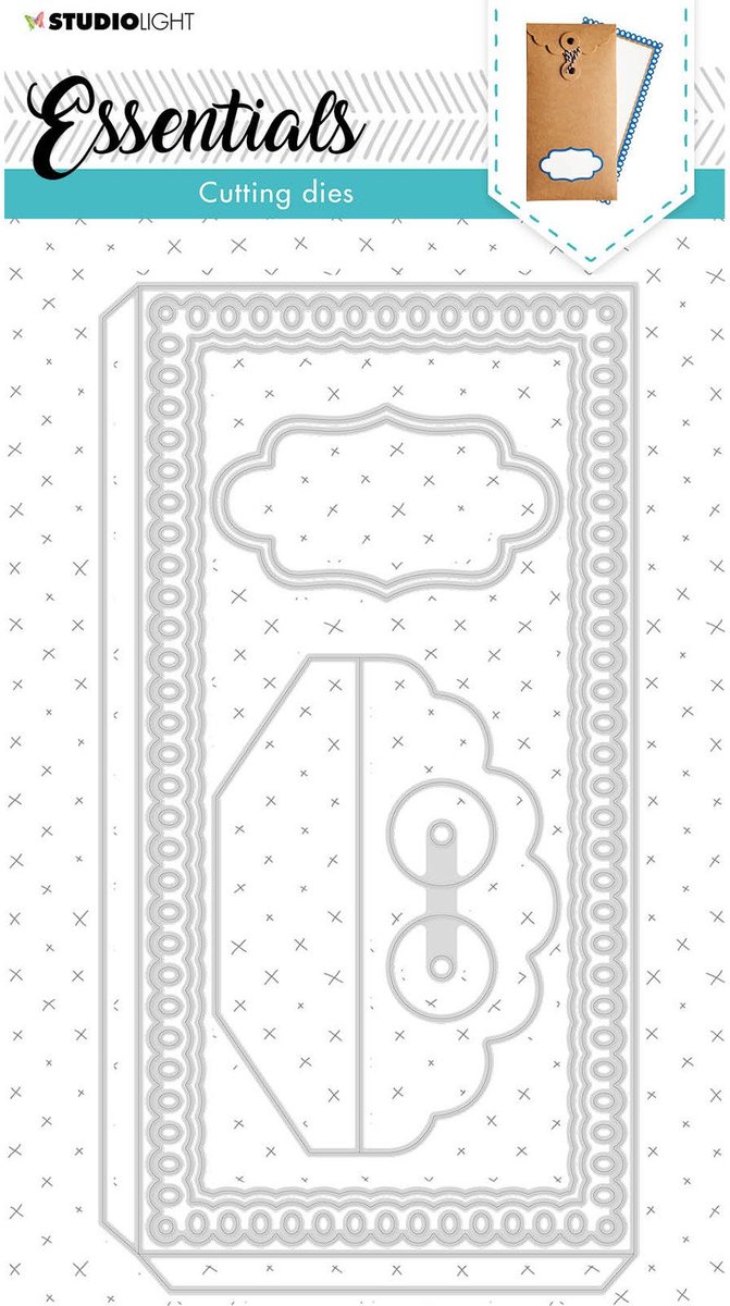 Studio Light Cutting & Embossing Die - Essentials - Envelope nr.36