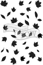 Hobbysjabloon - Template A7 falling leaves