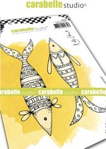 Carabelle Studio Cling stamp - A6 well dressed fish