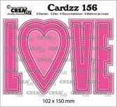 Crealies Cardzz - snijmallen - no.156 Love