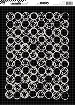 Carabelle masque A4 des étoiles dans des Ronds
